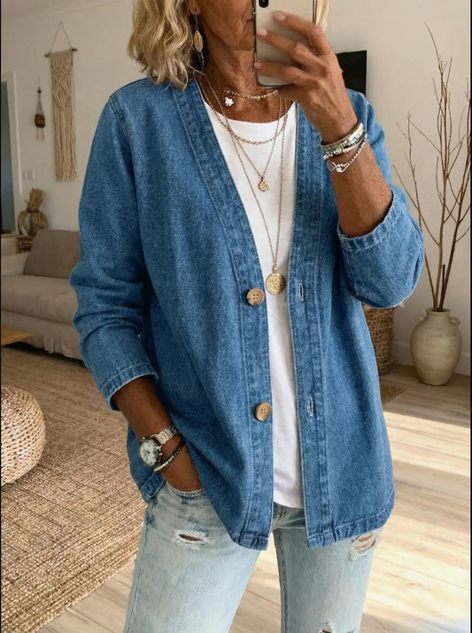✨⏰LAST DAY SAVE 49% ⏰Women's Casual Denim Cardigan